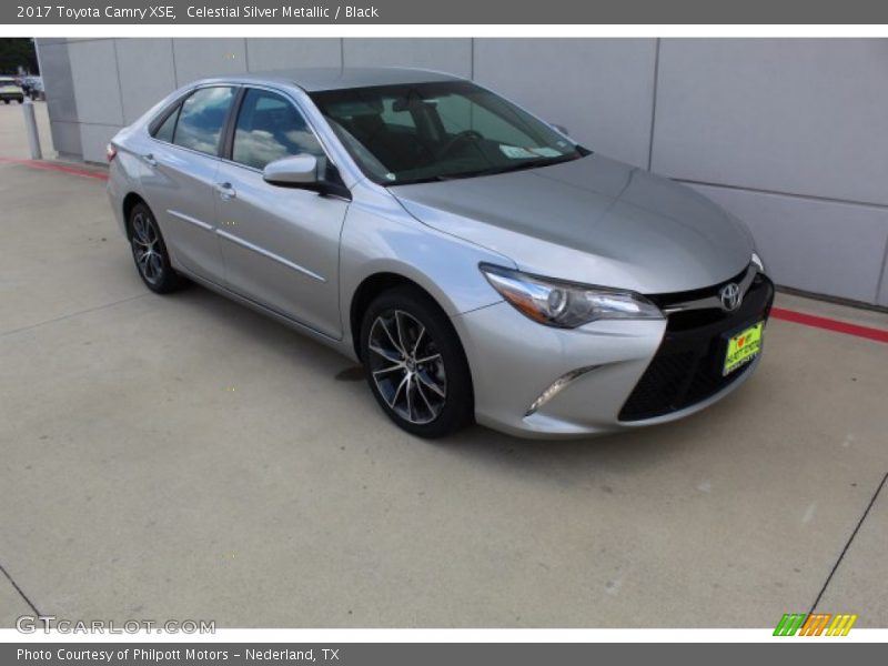 Celestial Silver Metallic / Black 2017 Toyota Camry XSE