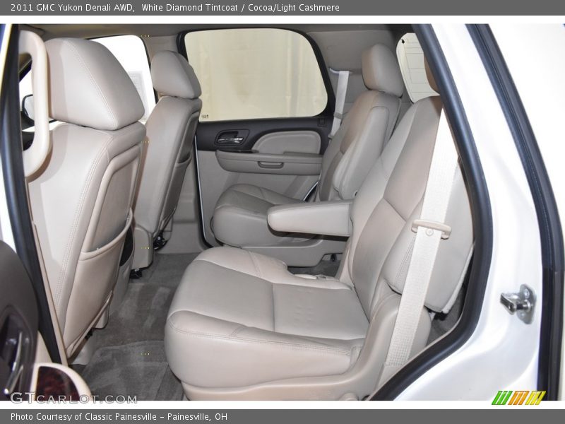 White Diamond Tintcoat / Cocoa/Light Cashmere 2011 GMC Yukon Denali AWD