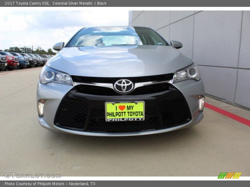 Celestial Silver Metallic / Black 2017 Toyota Camry XSE