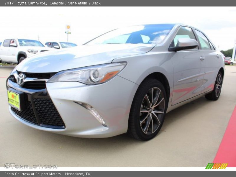 Celestial Silver Metallic / Black 2017 Toyota Camry XSE
