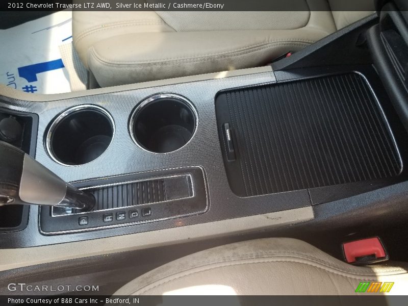 Silver Ice Metallic / Cashmere/Ebony 2012 Chevrolet Traverse LTZ AWD