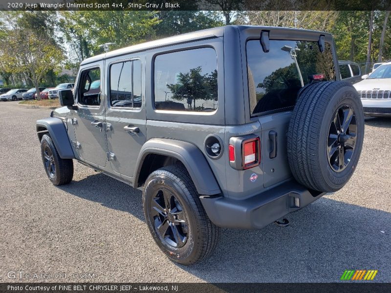 Sting-Gray / Black 2020 Jeep Wrangler Unlimited Sport 4x4