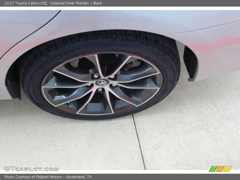 Celestial Silver Metallic / Black 2017 Toyota Camry XSE