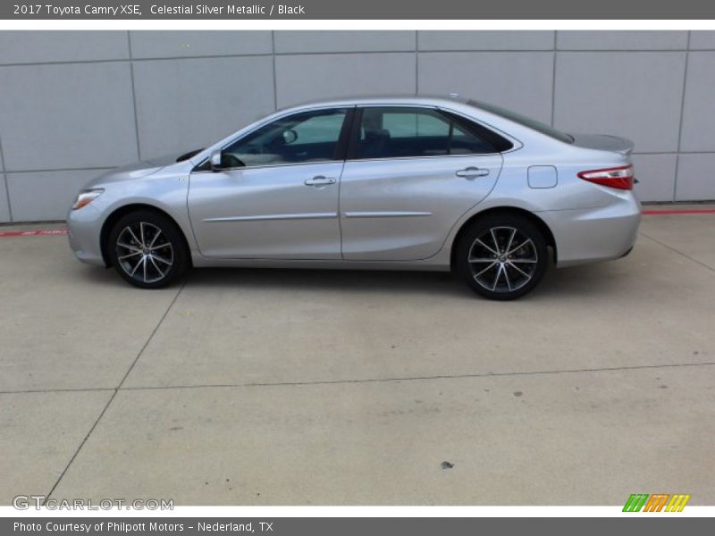 Celestial Silver Metallic / Black 2017 Toyota Camry XSE