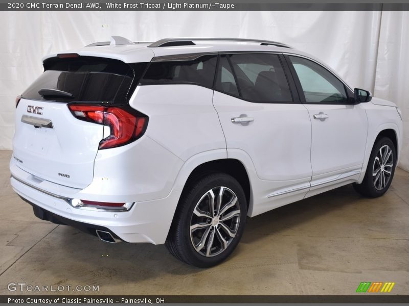 White Frost Tricoat / Light Platinum/­Taupe 2020 GMC Terrain Denali AWD