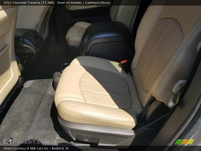 Silver Ice Metallic / Cashmere/Ebony 2012 Chevrolet Traverse LTZ AWD