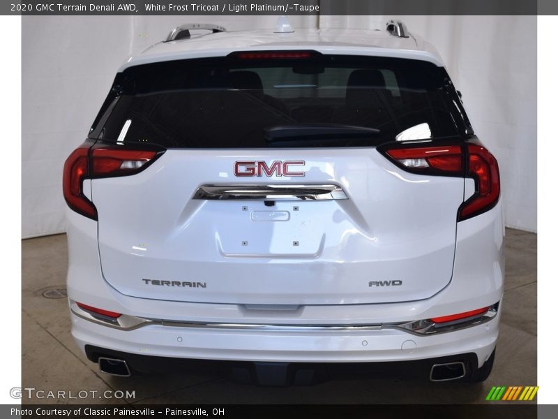 White Frost Tricoat / Light Platinum/­Taupe 2020 GMC Terrain Denali AWD