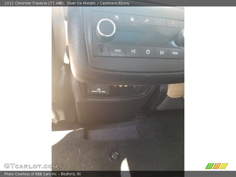 Silver Ice Metallic / Cashmere/Ebony 2012 Chevrolet Traverse LTZ AWD