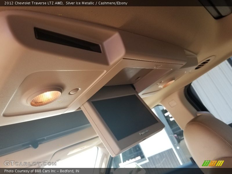 Silver Ice Metallic / Cashmere/Ebony 2012 Chevrolet Traverse LTZ AWD