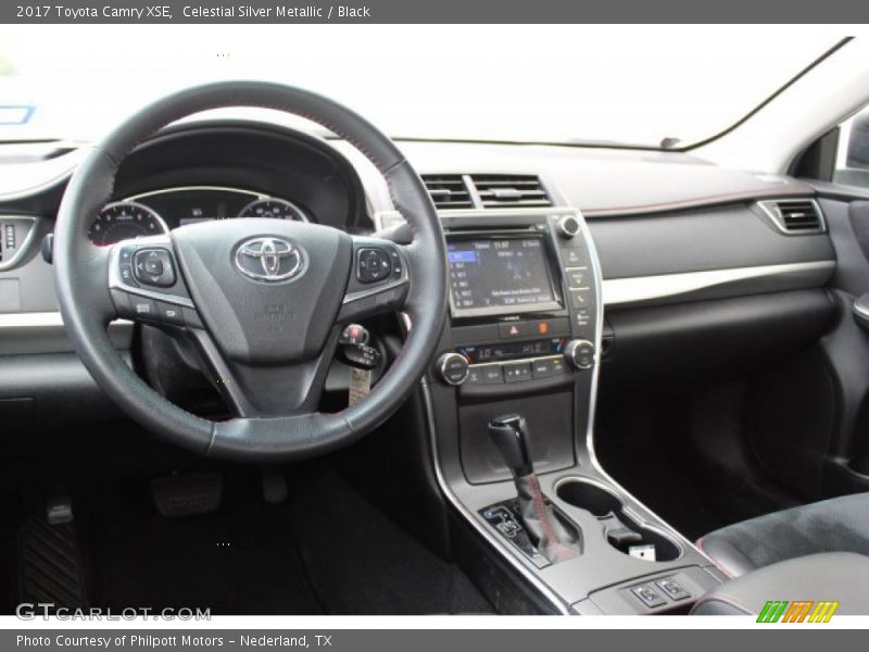 Celestial Silver Metallic / Black 2017 Toyota Camry XSE