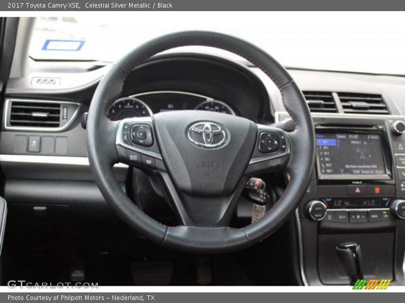 Celestial Silver Metallic / Black 2017 Toyota Camry XSE