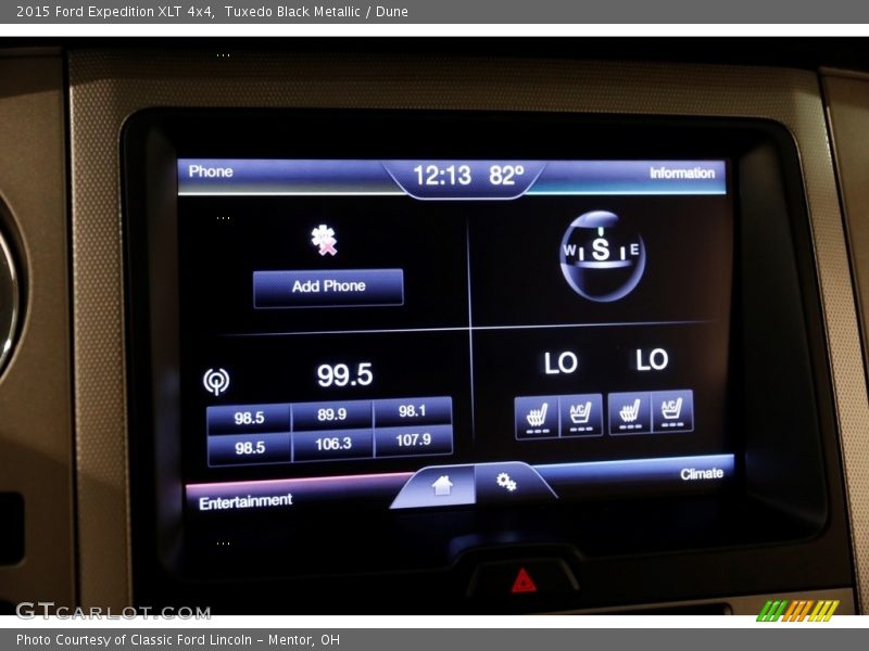 Tuxedo Black Metallic / Dune 2015 Ford Expedition XLT 4x4