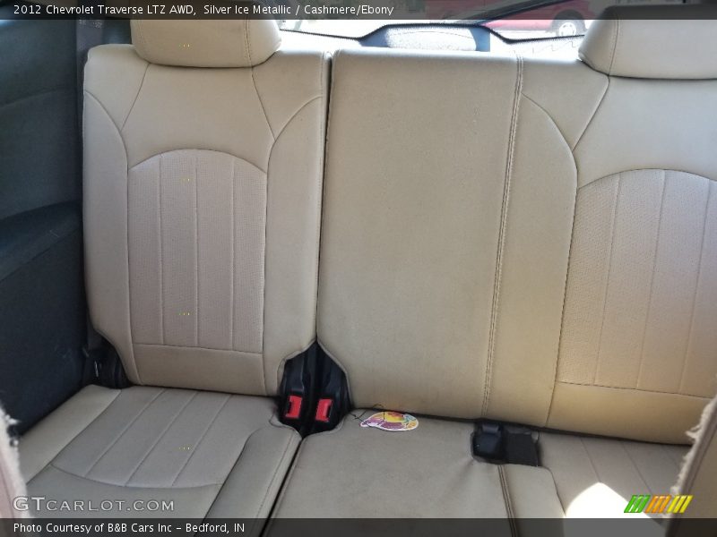 Silver Ice Metallic / Cashmere/Ebony 2012 Chevrolet Traverse LTZ AWD