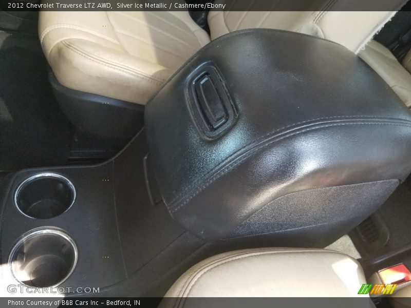 Silver Ice Metallic / Cashmere/Ebony 2012 Chevrolet Traverse LTZ AWD