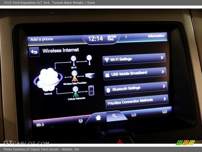 Tuxedo Black Metallic / Dune 2015 Ford Expedition XLT 4x4