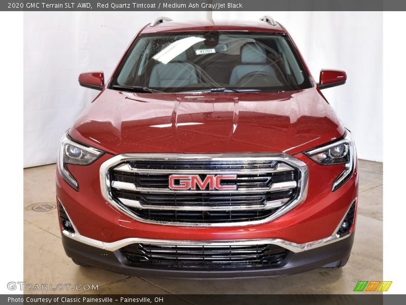 Red Quartz Tintcoat / Medium Ash Gray/Jet Black 2020 GMC Terrain SLT AWD