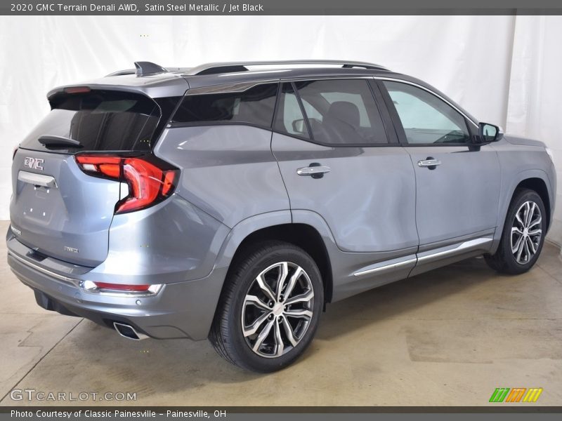 Satin Steel Metallic / Jet Black 2020 GMC Terrain Denali AWD