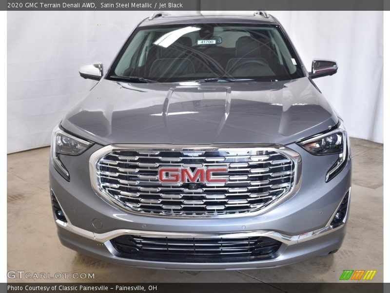 Satin Steel Metallic / Jet Black 2020 GMC Terrain Denali AWD
