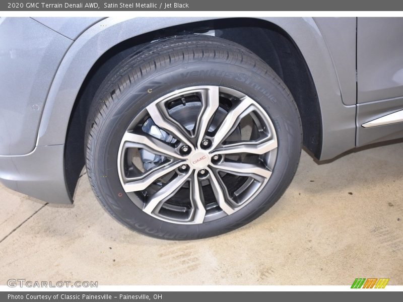 Satin Steel Metallic / Jet Black 2020 GMC Terrain Denali AWD
