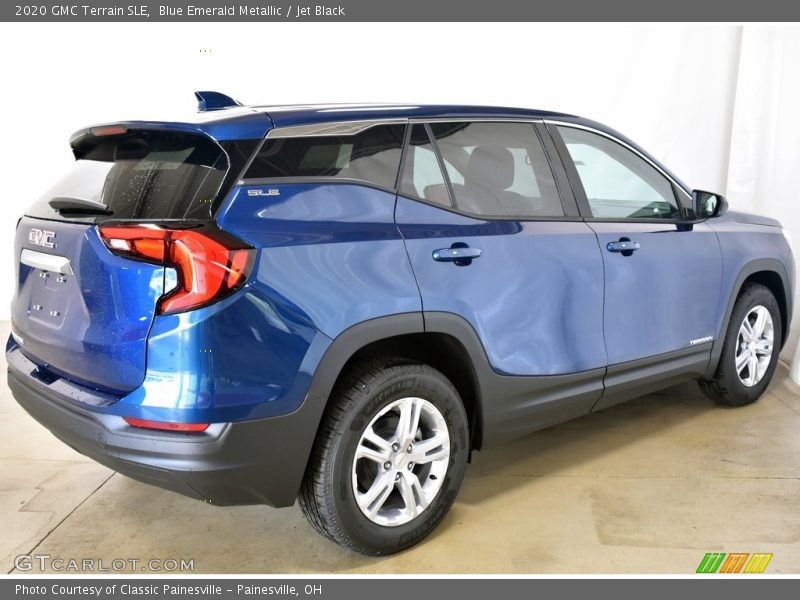 Blue Emerald Metallic / Jet Black 2020 GMC Terrain SLE