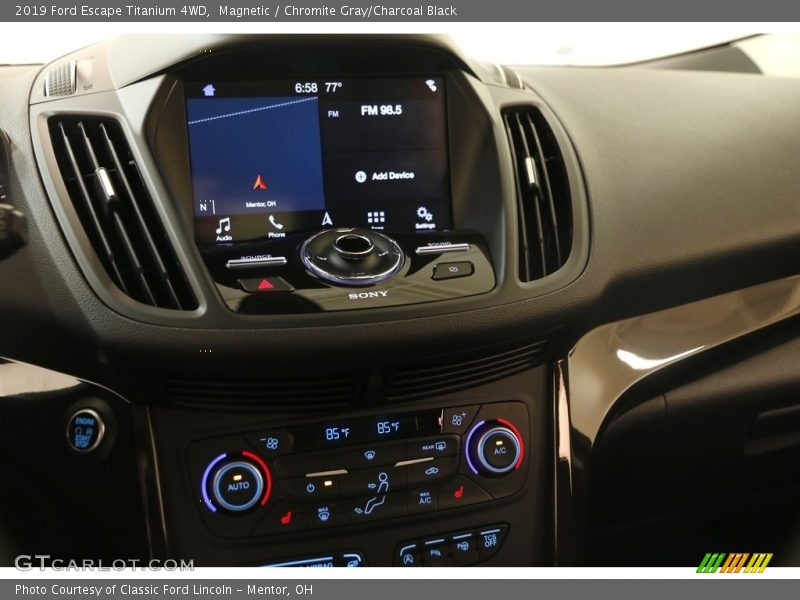 Magnetic / Chromite Gray/Charcoal Black 2019 Ford Escape Titanium 4WD