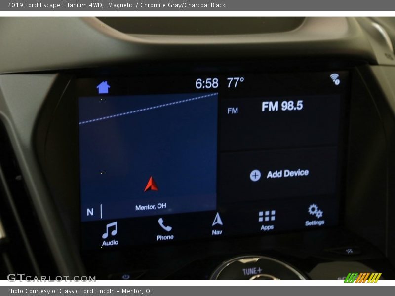 Magnetic / Chromite Gray/Charcoal Black 2019 Ford Escape Titanium 4WD