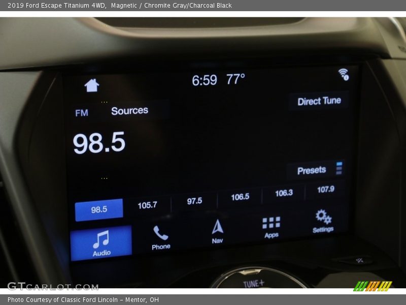 Magnetic / Chromite Gray/Charcoal Black 2019 Ford Escape Titanium 4WD