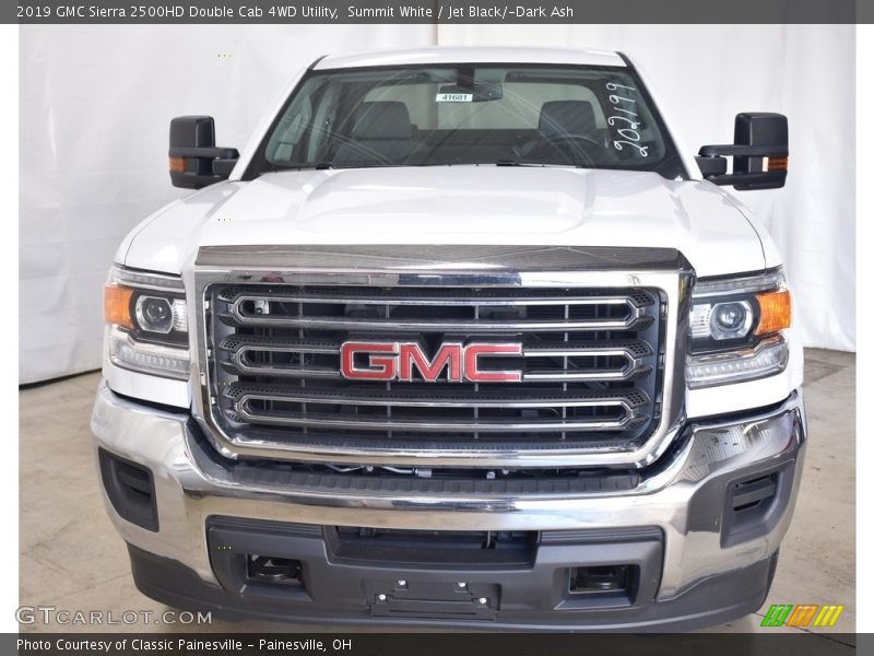 Summit White / Jet Black/­Dark Ash 2019 GMC Sierra 2500HD Double Cab 4WD Utility