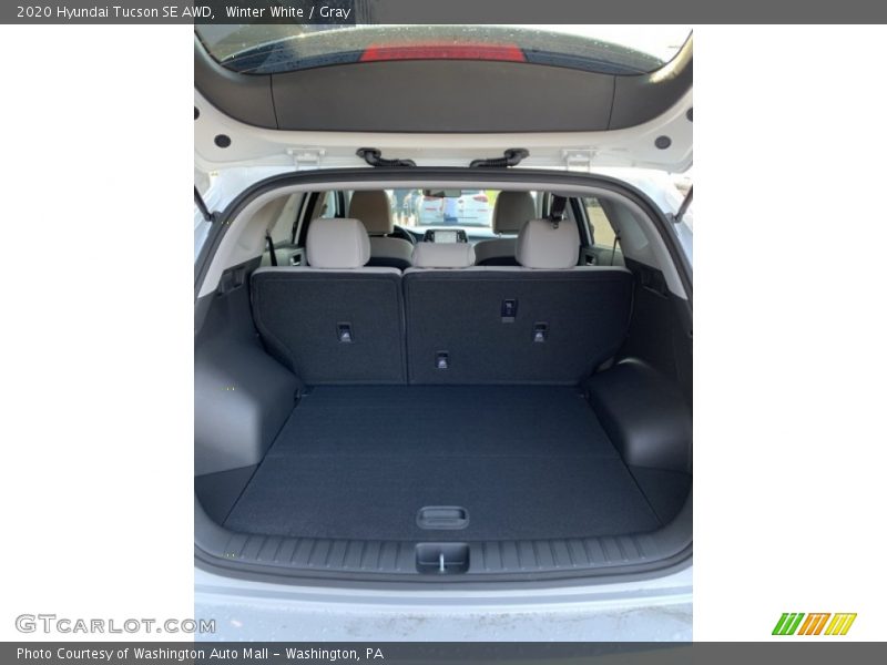 Winter White / Gray 2020 Hyundai Tucson SE AWD