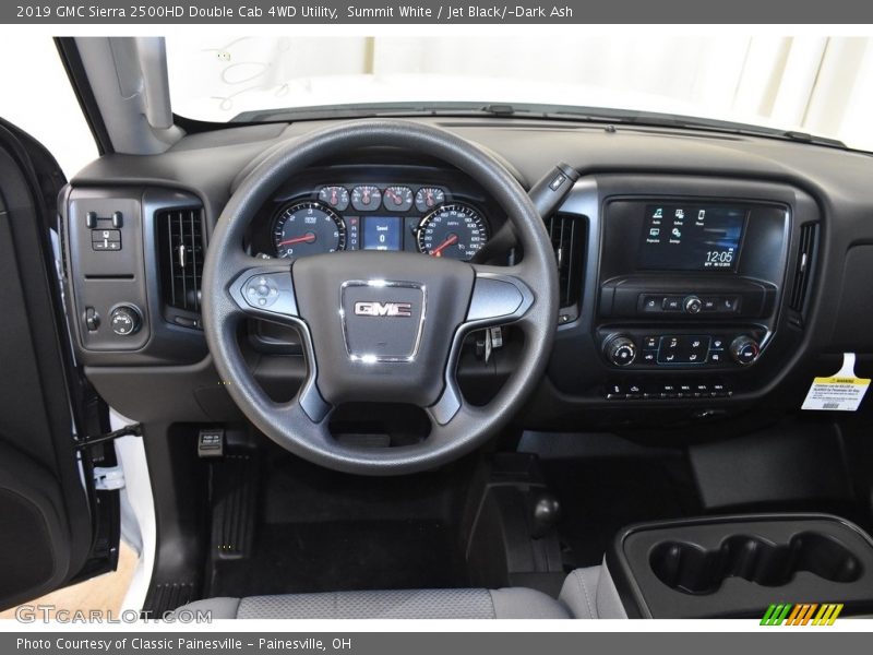 Summit White / Jet Black/­Dark Ash 2019 GMC Sierra 2500HD Double Cab 4WD Utility