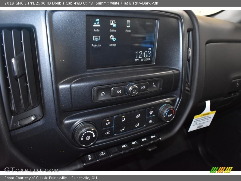 Summit White / Jet Black/­Dark Ash 2019 GMC Sierra 2500HD Double Cab 4WD Utility