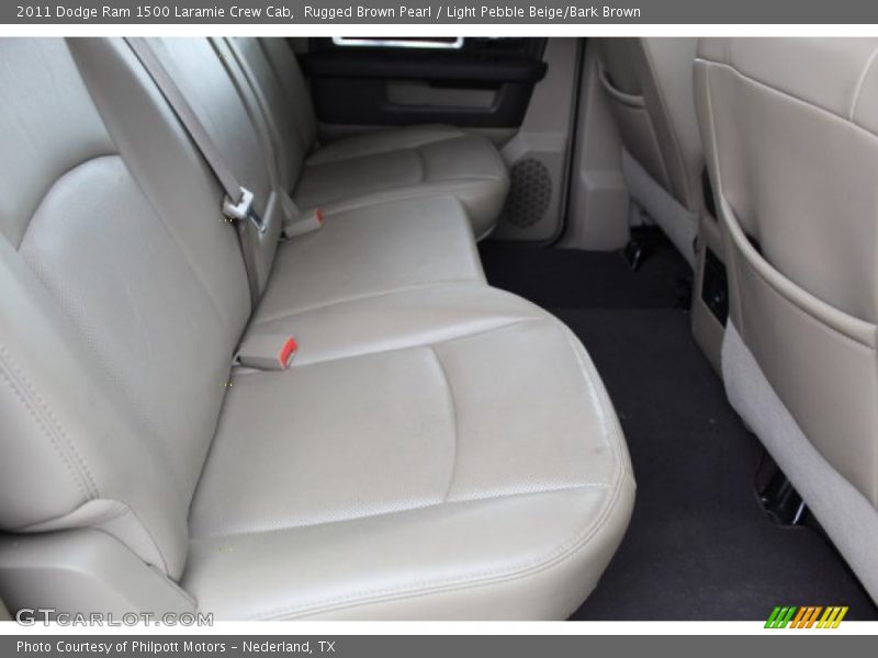 Rugged Brown Pearl / Light Pebble Beige/Bark Brown 2011 Dodge Ram 1500 Laramie Crew Cab