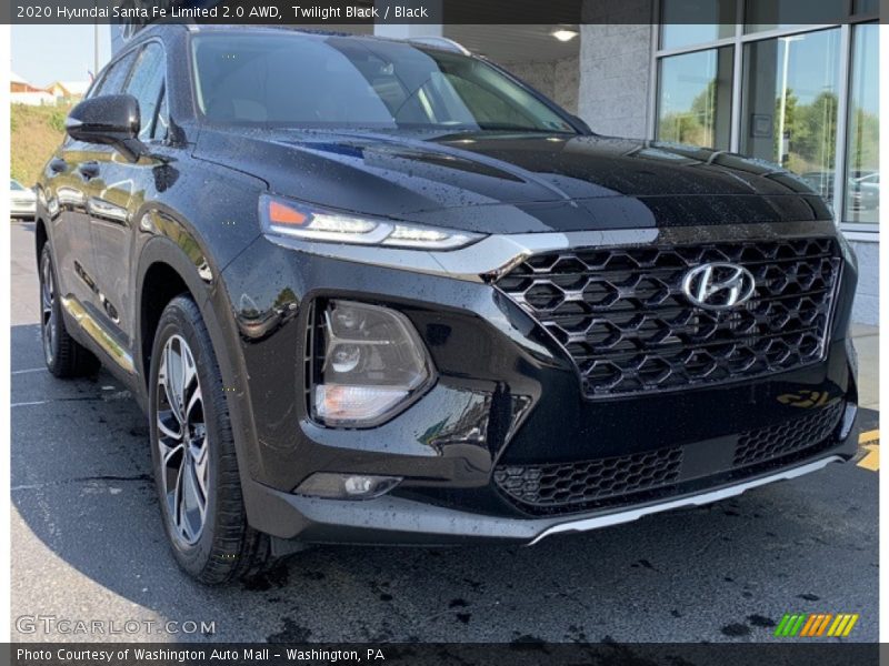 Twilight Black / Black 2020 Hyundai Santa Fe Limited 2.0 AWD