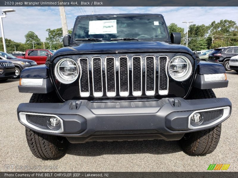 Black / Black 2020 Jeep Wrangler Unlimited Sahara 4x4