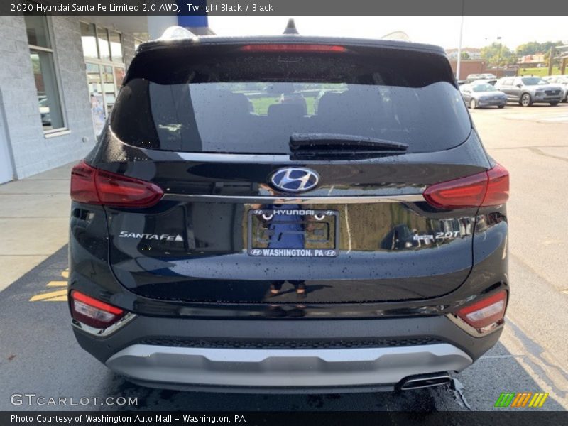 Twilight Black / Black 2020 Hyundai Santa Fe Limited 2.0 AWD