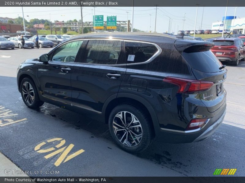 Twilight Black / Black 2020 Hyundai Santa Fe Limited 2.0 AWD