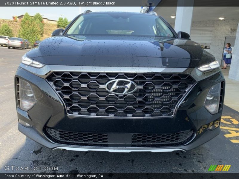 Twilight Black / Black 2020 Hyundai Santa Fe Limited 2.0 AWD