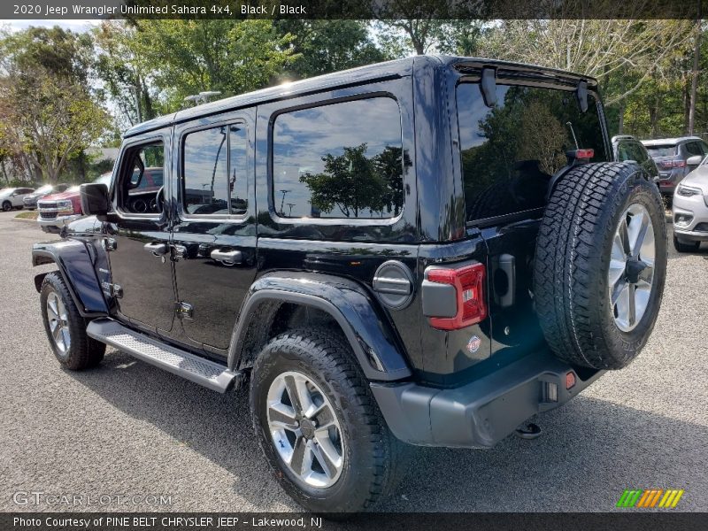 Black / Black 2020 Jeep Wrangler Unlimited Sahara 4x4