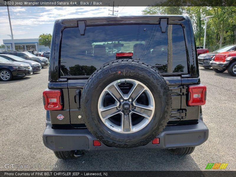 Black / Black 2020 Jeep Wrangler Unlimited Sahara 4x4