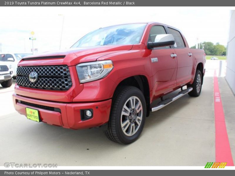 Barcelona Red Metallic / Black 2019 Toyota Tundra Platinum CrewMax 4x4