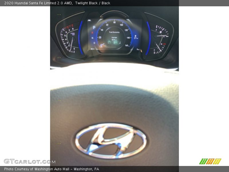 Twilight Black / Black 2020 Hyundai Santa Fe Limited 2.0 AWD