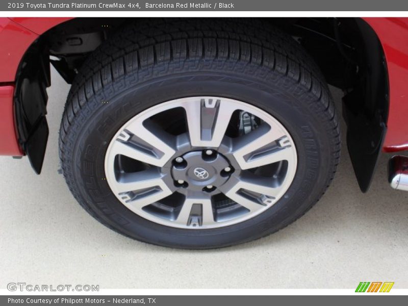 Barcelona Red Metallic / Black 2019 Toyota Tundra Platinum CrewMax 4x4