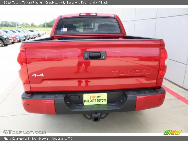 Barcelona Red Metallic / Black 2019 Toyota Tundra Platinum CrewMax 4x4