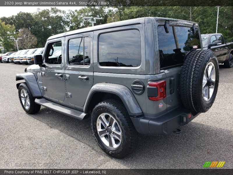 Sting-Gray / Black 2020 Jeep Wrangler Unlimited Sahara 4x4