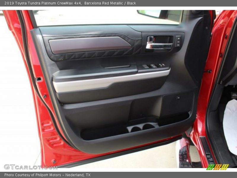 Barcelona Red Metallic / Black 2019 Toyota Tundra Platinum CrewMax 4x4