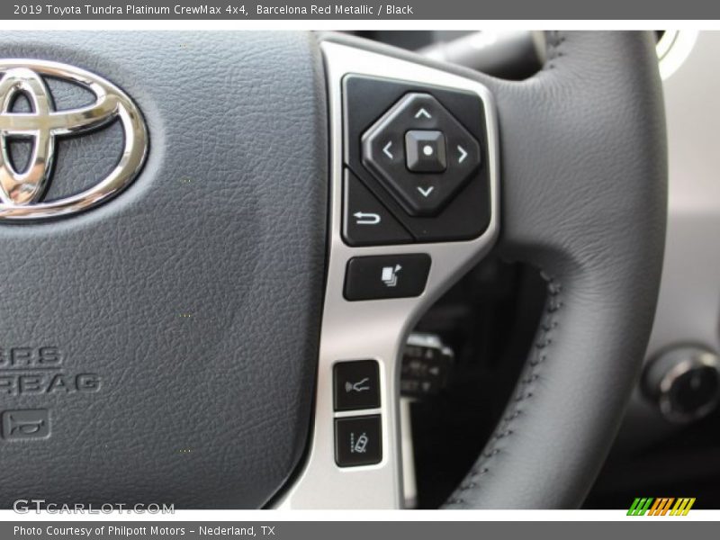 Barcelona Red Metallic / Black 2019 Toyota Tundra Platinum CrewMax 4x4