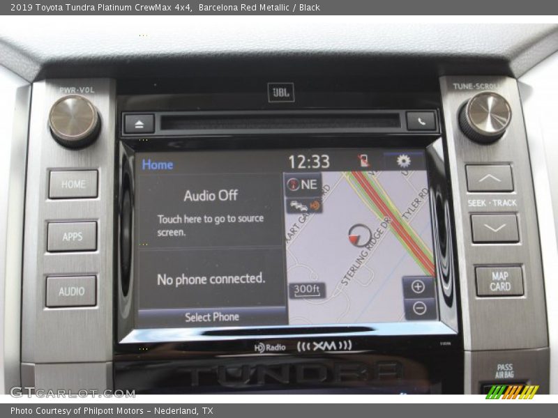 Barcelona Red Metallic / Black 2019 Toyota Tundra Platinum CrewMax 4x4