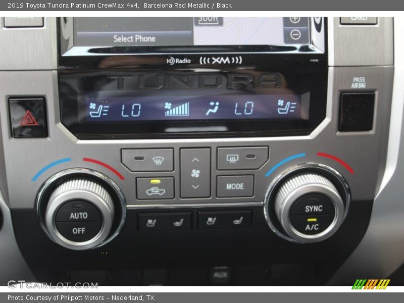 Barcelona Red Metallic / Black 2019 Toyota Tundra Platinum CrewMax 4x4
