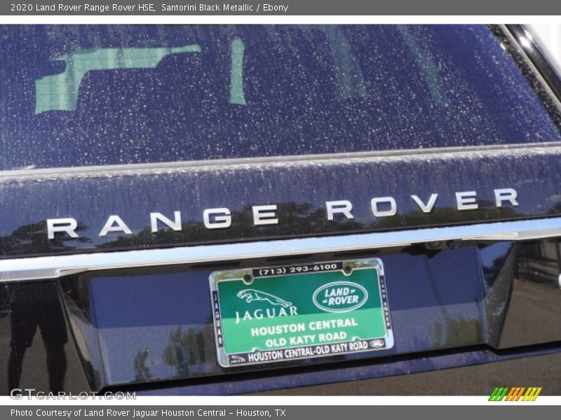 Santorini Black Metallic / Ebony 2020 Land Rover Range Rover HSE
