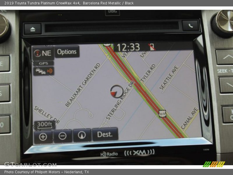 Barcelona Red Metallic / Black 2019 Toyota Tundra Platinum CrewMax 4x4